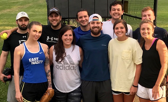 We don't shy away from friendly competition, whether it's our softball league, scavenger hunts, holiday decorating contests, chili cookoffs ... or whatever else we can think of.