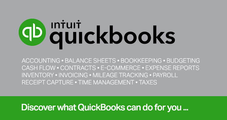 QuickBooks can help manage your business.